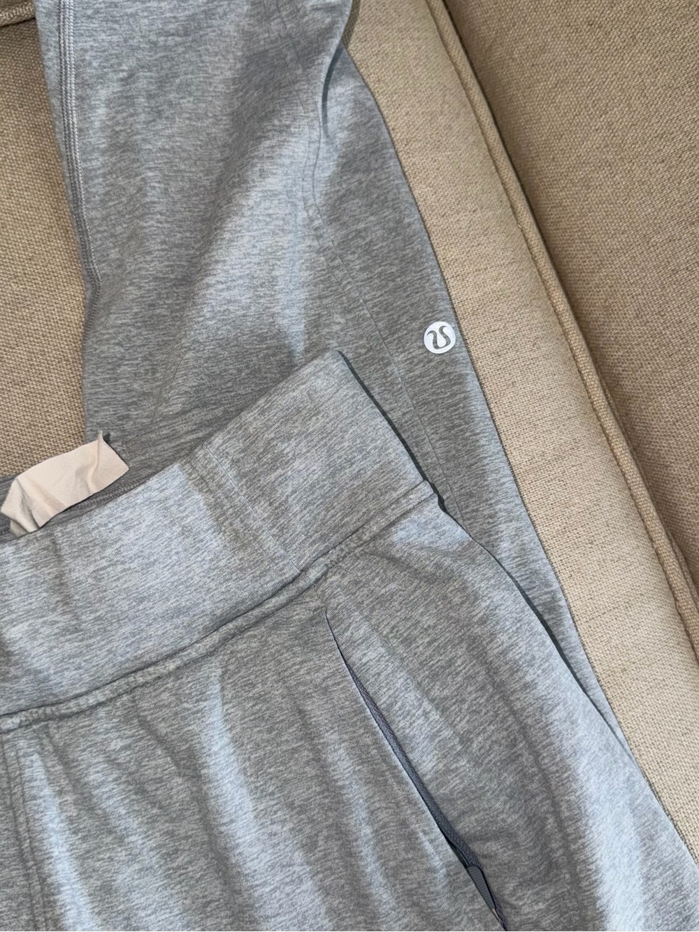 lululemon athletica Heather Gray Yoga Joggers